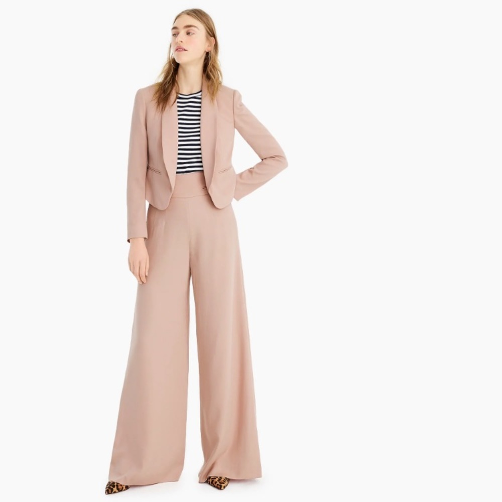 J. Crew suit Blazer & Pants, Pampered Pink TENCEL™
